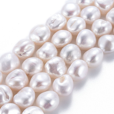 Natural Keshi Pearl Beads Strands PEAR-S020-X01-1