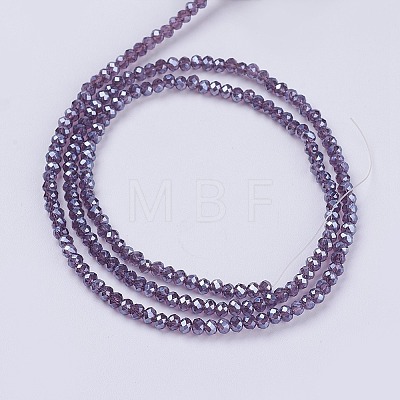Electroplate Glass Beads Strands LS-GLAA-F076-FR10-1