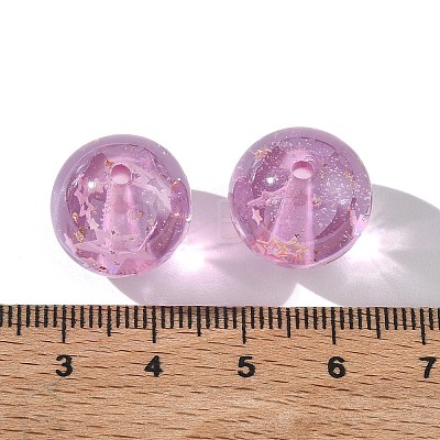 Luminous Transparent Resin Beads RESI-F073-03D-1