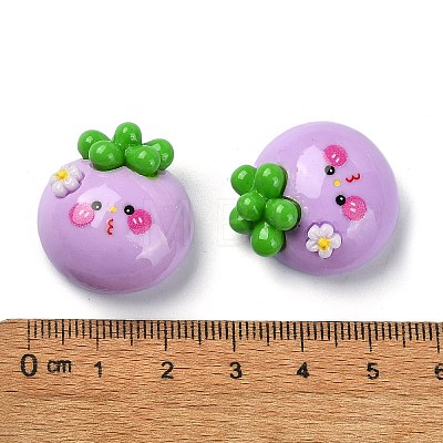 Opaque Resin Decoden Cabochons CRES-M031-06-1