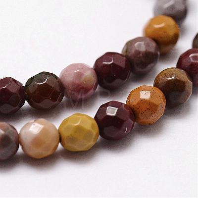 Natural Mookaite Beads Strands G-D840-30-4mm-1