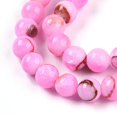 Natural Persian Jade Beads Strands G-A255-A02-04G-1