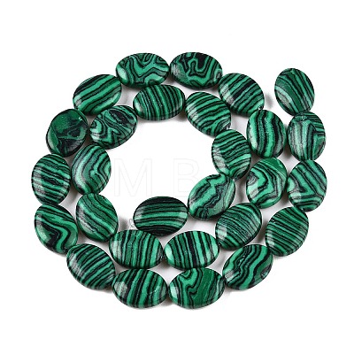 Synthetic Malachite Beads Strands G-M206-38-1