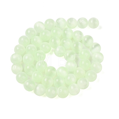 Natural Selenite Beads Strands G-C142-01B-11-1