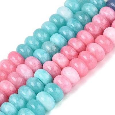 Natural White Jade Beads Strands G-Q613-01F-41-1