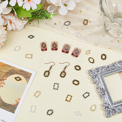 14 Styles Alloy Cabochons MRMJ-OC0004-09-1