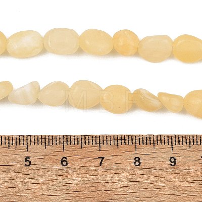 Natural Yellow Jade Beads Strands GG-C286-A23-1