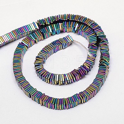 Electroplate Non-magnetic Synthetic Hematite Heishi Beads Strands G-J171A-2x2mm-M-1