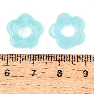 Gradient Color Transparent Acrylic Beads OACR-N137-49T-1