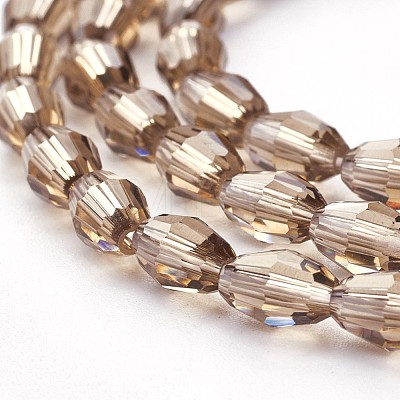 Glass Beads Strands GC891Y-8-1