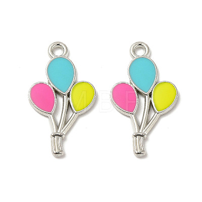 Alloy Enamel Pendants ENAM-B050-10P-1