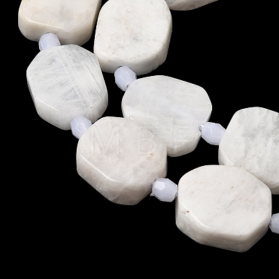 Natural Rainbow Moonstone Beads Strands G-L653-D01-01-1