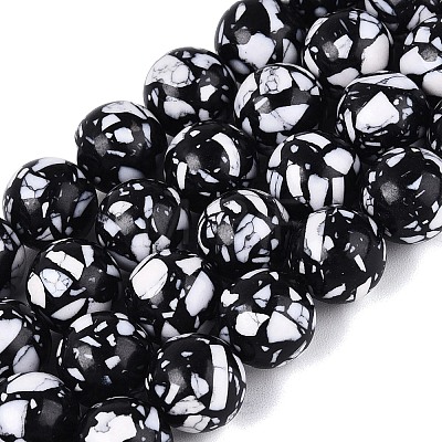 Synthetic Turquoise Beads Strands G-N364-09A-01-1
