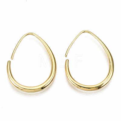 Brass Dangle Earrings KK-T056-110G-NF-1