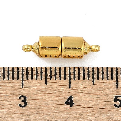 Rack Plating Brass Magnetic Clasps KK-Z070-17G-1