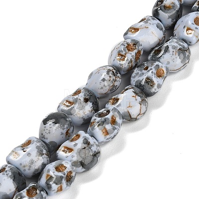 Synthetic Turquoise Beads Strands TURQ-F019-02I-1