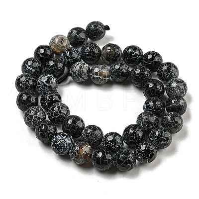 Crackle Agate Beads Strands G-A003-1-1