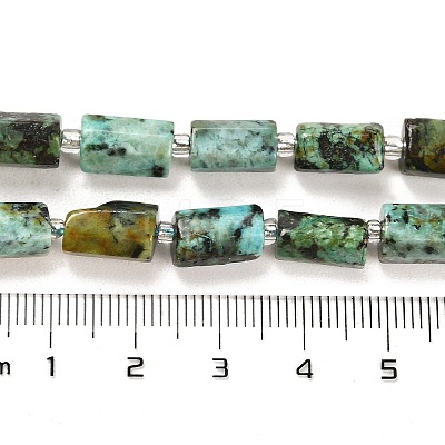 Natural African Turquoise(Jasper) Beads Strands G-G068-A39-01-1