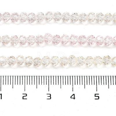 Transparent Painted Glass Beads Strands X1-DGLA-A034-T4mm-A25-1
