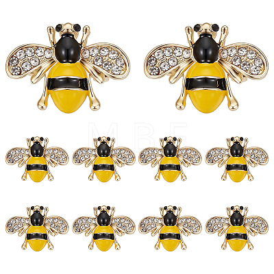 Bee Enamel Pins JEWB-WH0030-105A-1