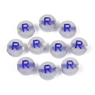 Luminous Frosted Acrylic Beads FACR-T008-02R-1