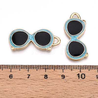 Alloy Enamel Pendants ENAM-T022-19B-1