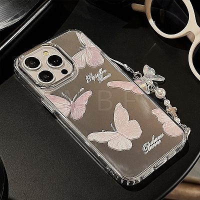 Ins mirror Butterfly Cartoon Shell TPU Plastic Mobile Phone Cover PW-WGD834D-04-1