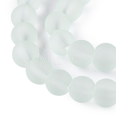 Transparent Glass Bead Strands GLAA-S031-6mm-29-1