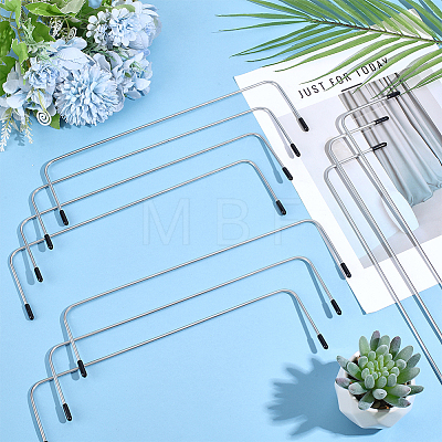 Galvanized Wire Handbag Purse Frame FIND-WH0816-245P-02-1