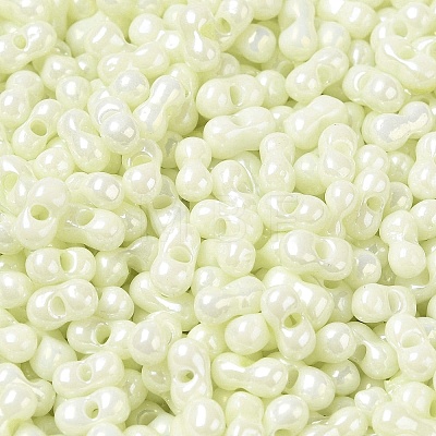 Opaque Colours Luster Glass Seed Beads SEED-B001-01A-01-1