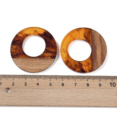 Resin & Wood Pendants WOOD-F015-14H-1