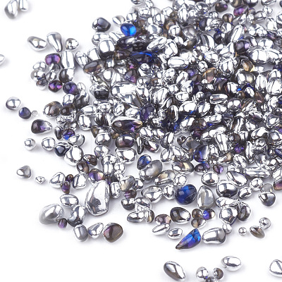 Plated Glass Seed Beads SEED-S016-13-1