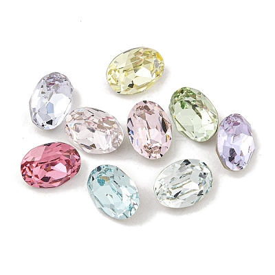 Glass Rhinestone Cabochons RGLA-L029-17A-1