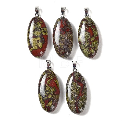 Natural Dragon Blood Pendants GG-CBACB71-01P-14-1