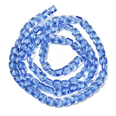 Transparent Glass Beads Strands X-GLAA-L050-A17-1
