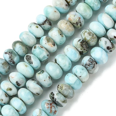 Natural Larimar Beads Strands G-H004-A01-02-1