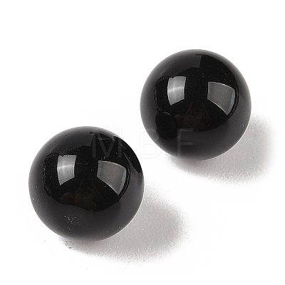 Natural Obsidian No Hole Sphere Beads G-K353-04A-22-1