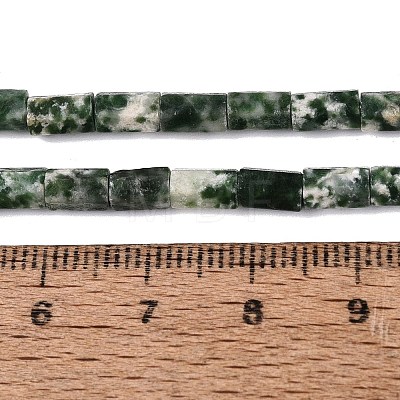 Natural Green Spot Jasper Beads Strands GG-N002-01A-28-1
