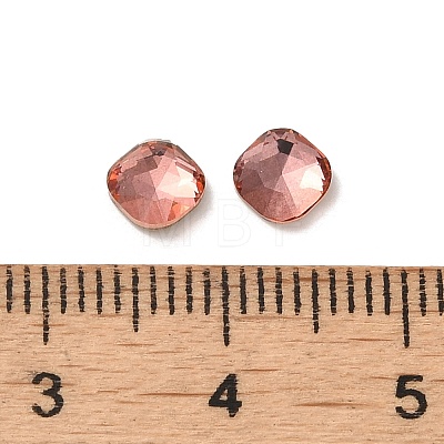 Glass Rhinestone Cabochons RGLA-P037-07A-D262-1