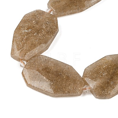 Natural Gold Strawberry Quartz Beads Strands G-P548-B12-01-1