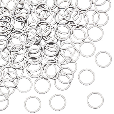 Unicraftale 100Pcs 304 Stainless Steel Linking Ring STAS-UN0045-62-1