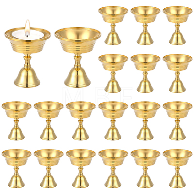 20Pcs Brass Candle Holders AJEW-WA0004-42-1