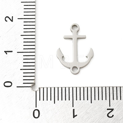 201 Stainless Steel Laser Cut Connector Charms STAS-R133-02P-11-1