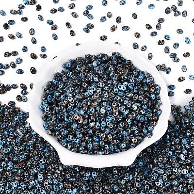 Picasso Glass Seed Beads GL-N001-02A-1