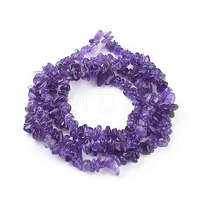 Natural Amethyst Beads Strands F014-1