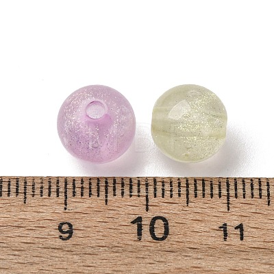 Luminous Transparent Acrylic Beads LACR-S001-13-10mm-1