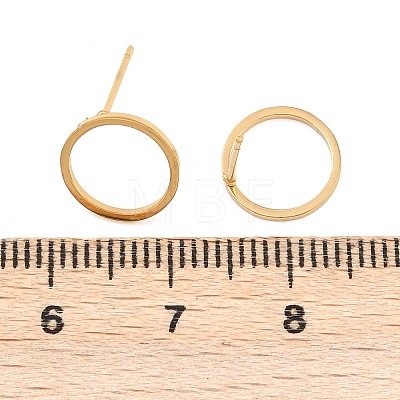 316 Stainless Steel Stud Earrings EJEW-D339-05G-1
