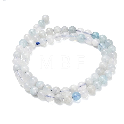 Natural Aquamarine Beads Strands X-G-F826-B01-6mm-1