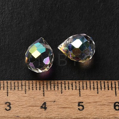 Electroplated Glass Beads GLAA-K062-01A-FR05-1