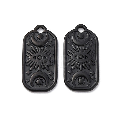 Ion Plating(IP) 304 Stainless Steel Pendants STAS-E182-10B-1